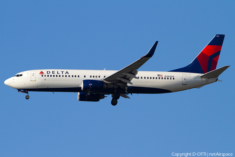 Delta Air Lines Boeing 737-832 (N384DA) | Photo 386341