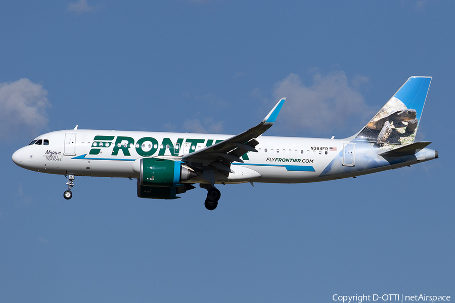 Frontier Airlines Airbus A320-251N (N384FR) | Photo 525347