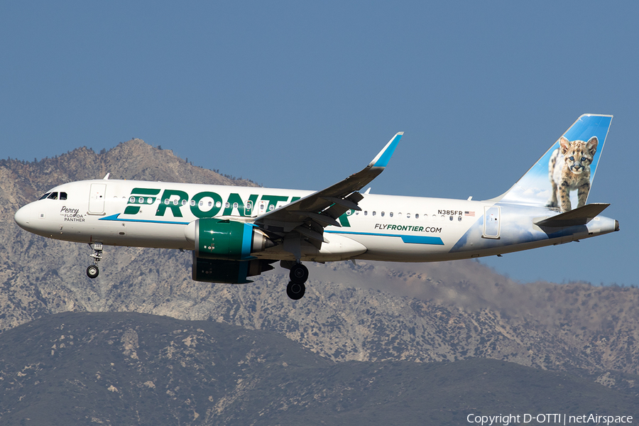 Frontier Airlines Airbus A320-251N (N385FR) | Photo 558253