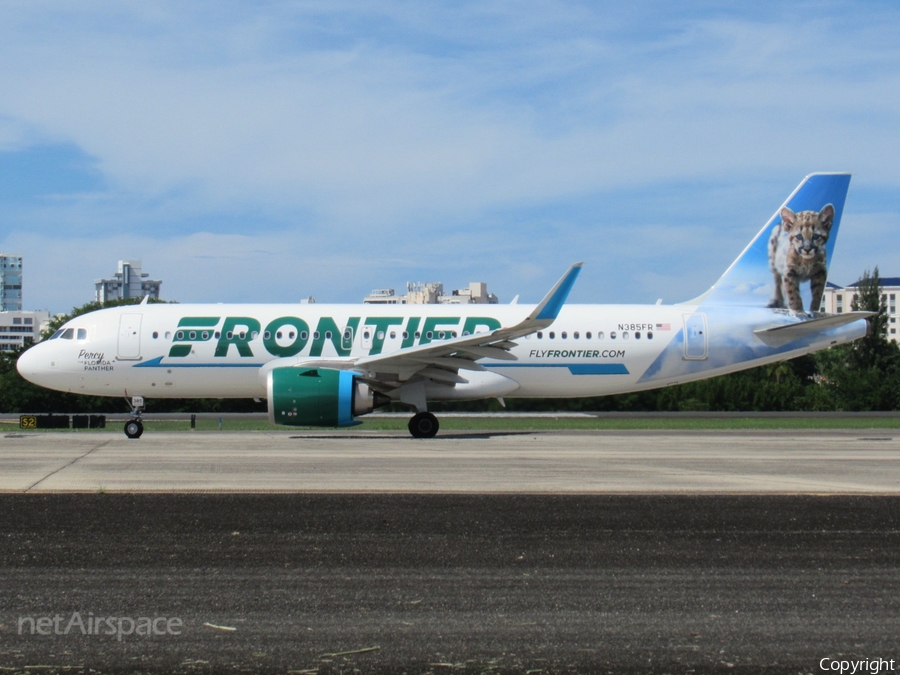Frontier Airlines Airbus A320-251N (N385FR) | Photo 476505
