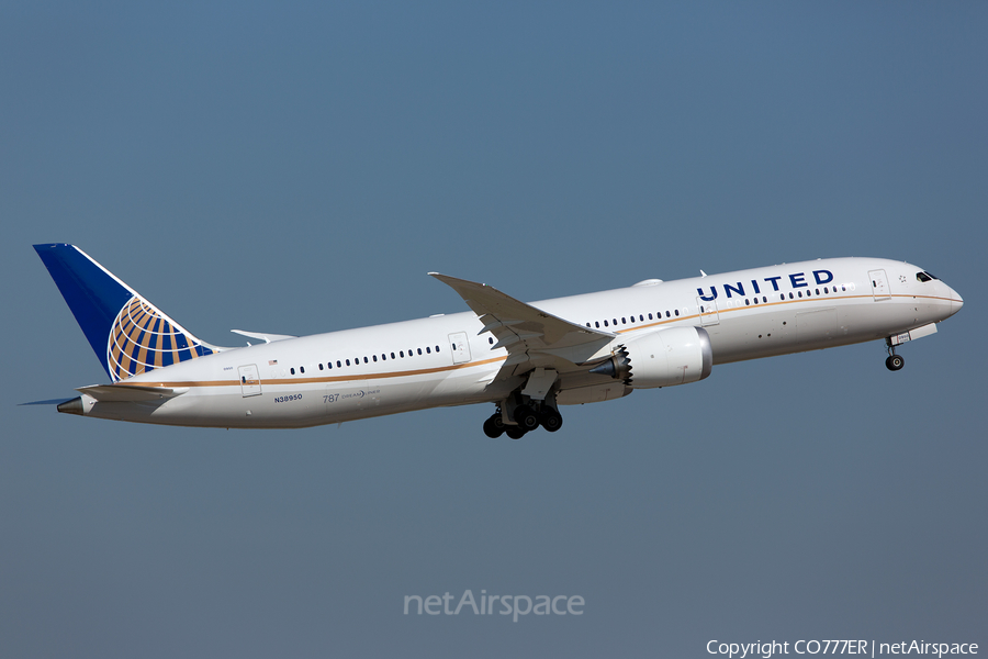 United Airlines Boeing 787-9 Dreamliner (N38950) | Photo 74976