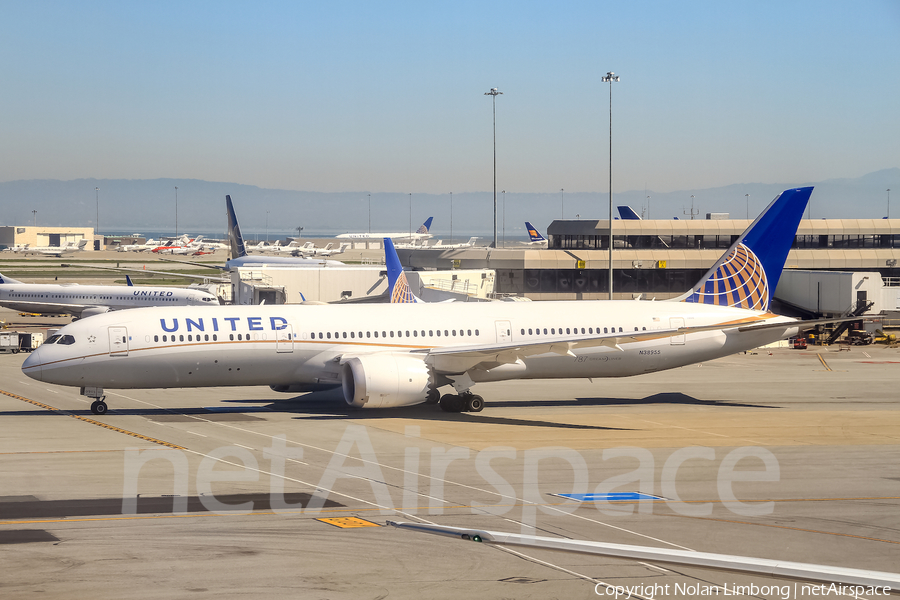 United Airlines Boeing 787-9 Dreamliner (N38955) | Photo 426833