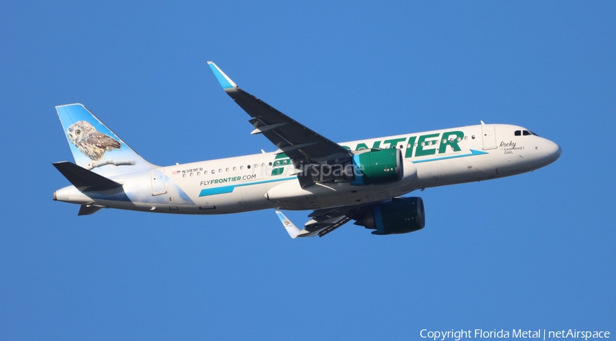 Frontier Airlines Airbus A320-251N (N389FR) | Photo 611602