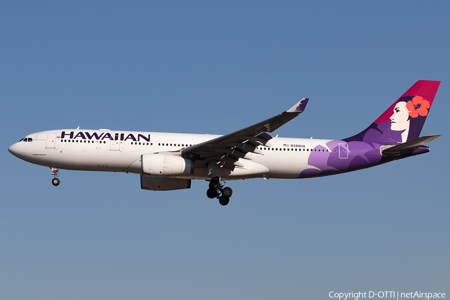 Hawaiian Airlines Airbus A330-243 (N389HA) | Photo 145521