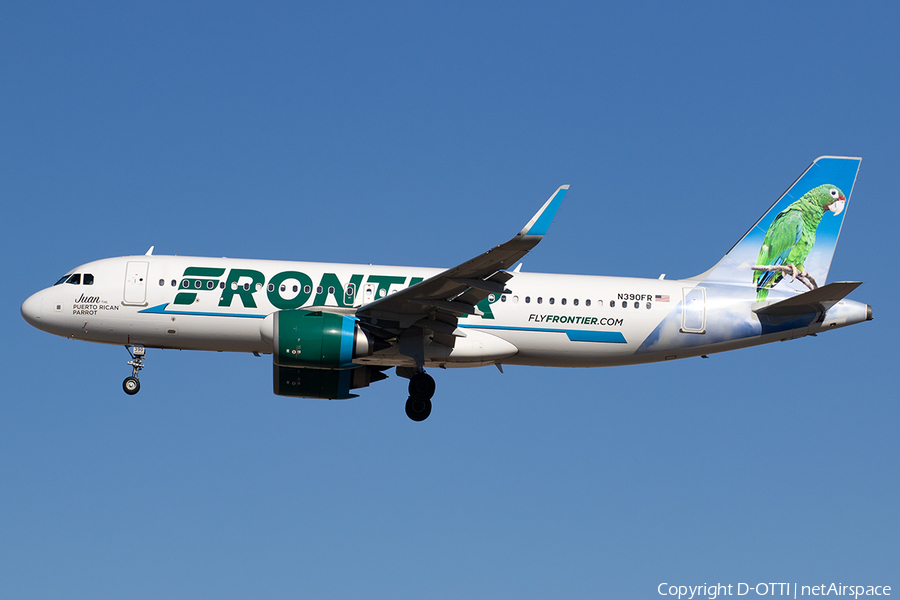 Frontier Airlines Airbus A320-251N (N390FR) | Photo 552372