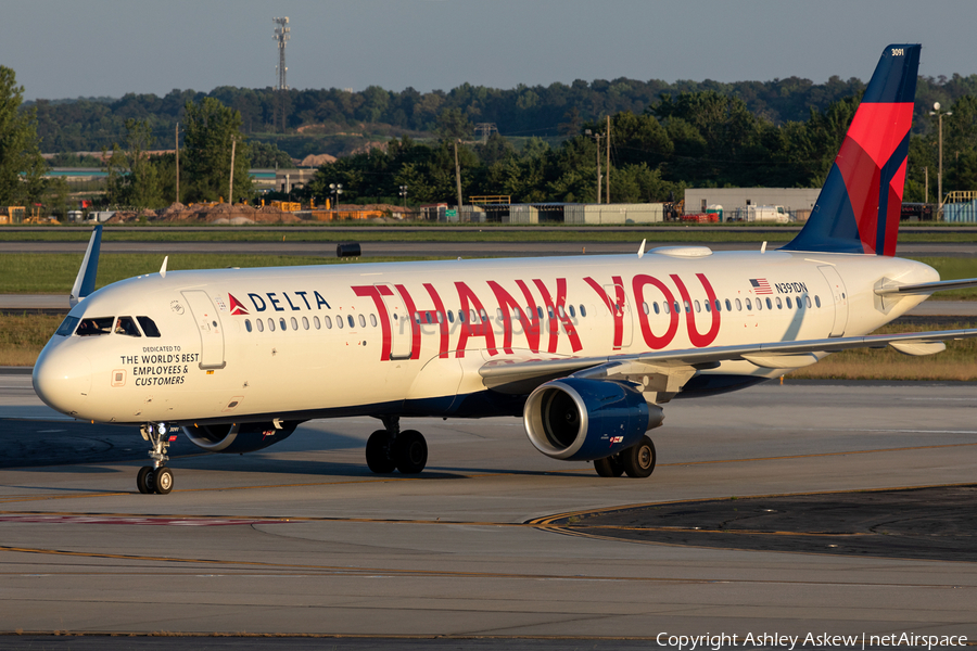 Delta Air Lines Airbus A321-211 (N391DN) | Photo 425114