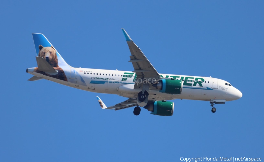 Frontier Airlines Airbus A320-251N (N391FR) | Photo 581773