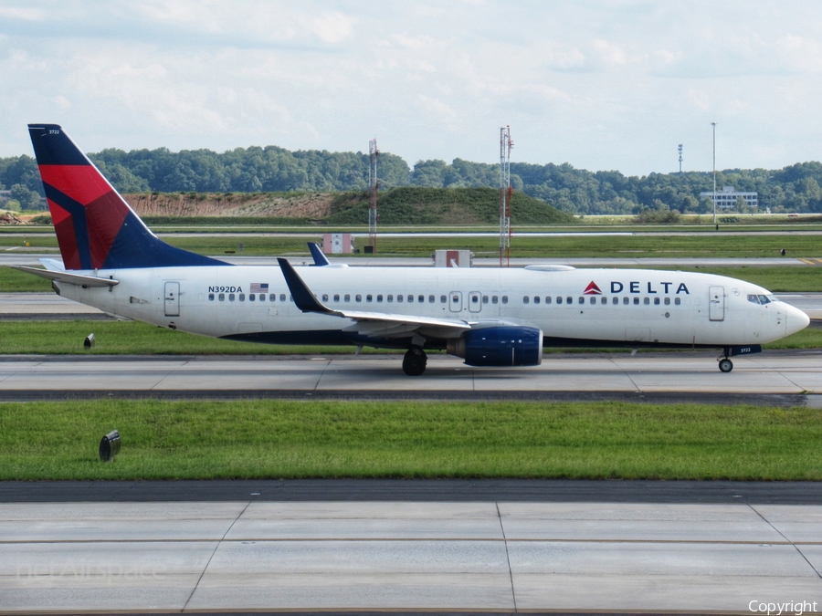 Delta Air Lines Boeing 737-832 (N392DA) | Photo 347421