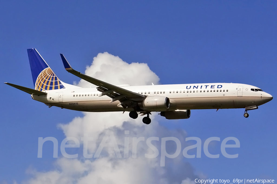 United Airlines Boeing 737-924(ER) (N39415) | Photo 68632