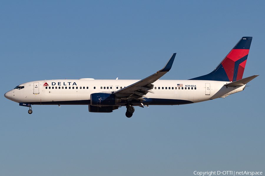 Delta Air Lines Boeing 737-832 (N394DA) | Photo 135852