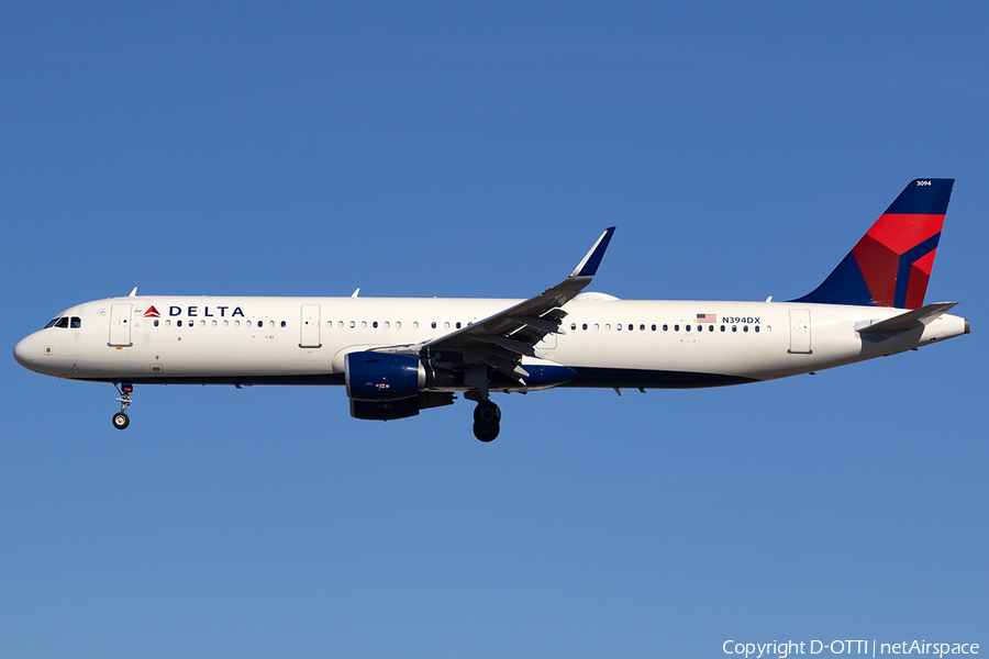 Delta Air Lines Airbus A321-211 (N394DX) | Photo 547079