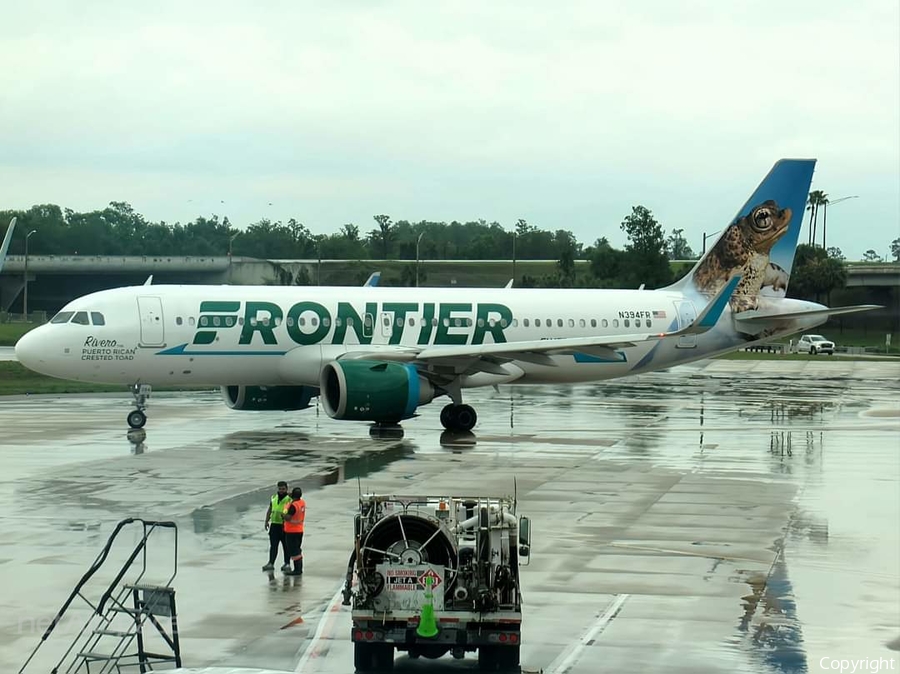 Frontier Airlines Airbus A320-251N (N394FR) | Photo 567435