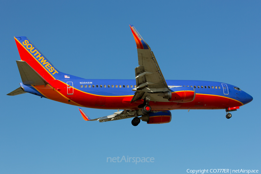 Southwest Airlines Boeing 737-3H4 (N394SW) | Photo 82169