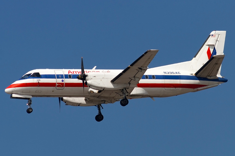 American Eagle SAAB 340B+ (N396AE) at  Los Angeles - International, United States