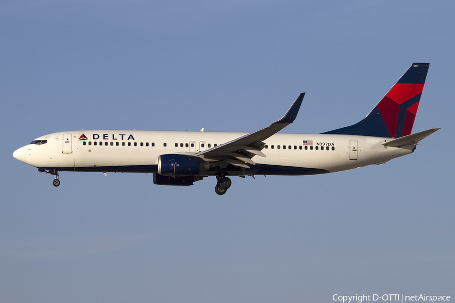 Delta Air Lines Boeing 737-832 (N397DA) | Photo 425072