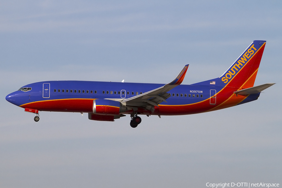 Southwest Airlines Boeing 737-3H4 (N397SW) | Photo 463196