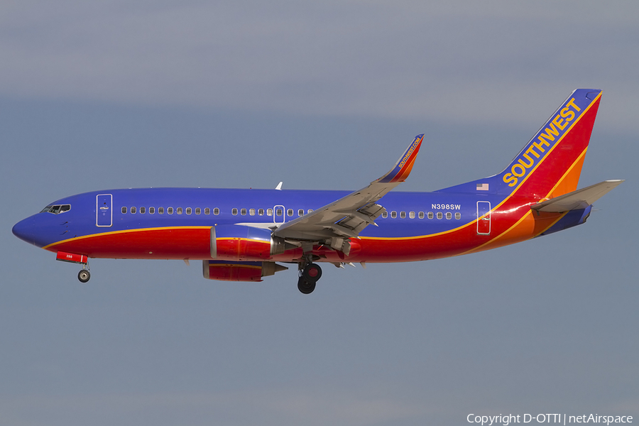 Southwest Airlines Boeing 737-3H4 (N398SW) | Photo 464287