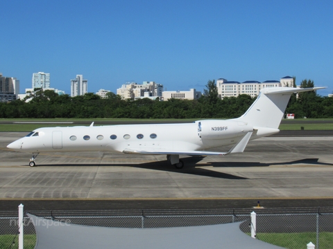 Craft Charter Gulfstream G-V-SP (G550) (N399FF) at  San Juan - Luis Munoz Marin International, Puerto Rico