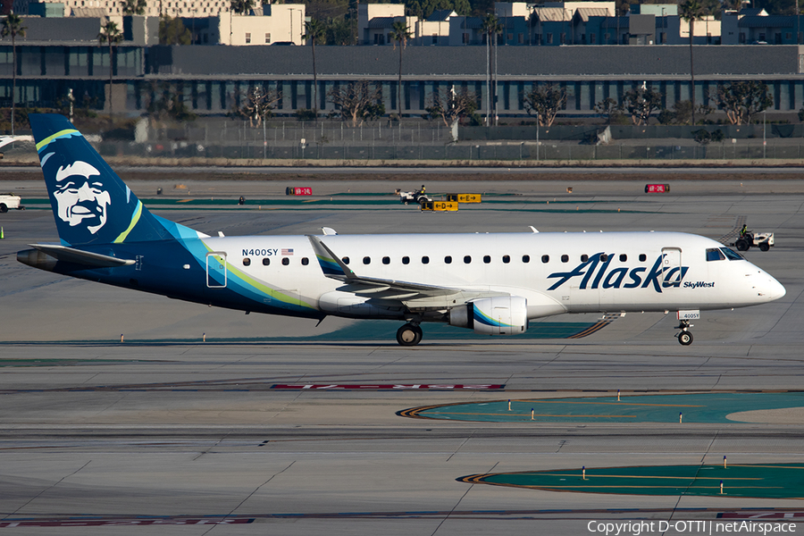 Alaska Airlines (Skywest) Embraer ERJ-175LR (ERJ-170-200LR) (N400SY) | Photo 538547