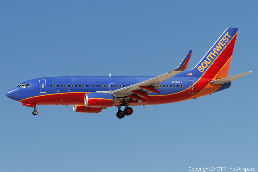 Southwest Airlines Boeing 737-7H4 (N400WN) | Photo 181055