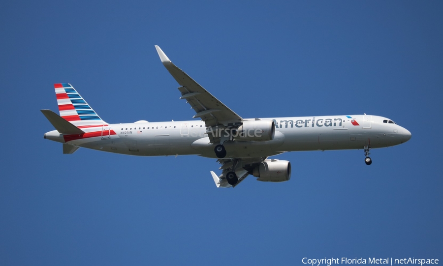American Airlines Airbus A321-251NX (N401AN) | Photo 582494