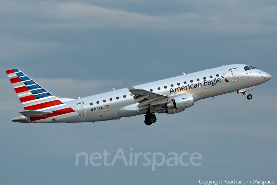 American Eagle (Republic Airlines) Embraer ERJ-175LR (ERJ-170-200LR) (N401YX) | Photo 110663