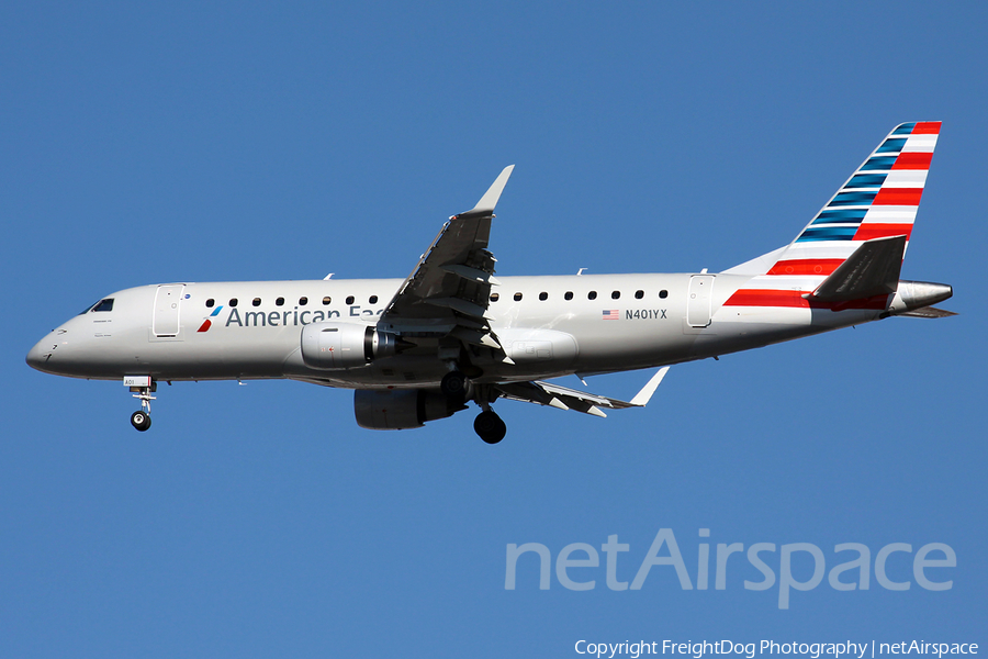 American Eagle (Republic Airlines) Embraer ERJ-175LR (ERJ-170-200LR) (N401YX) | Photo 35040