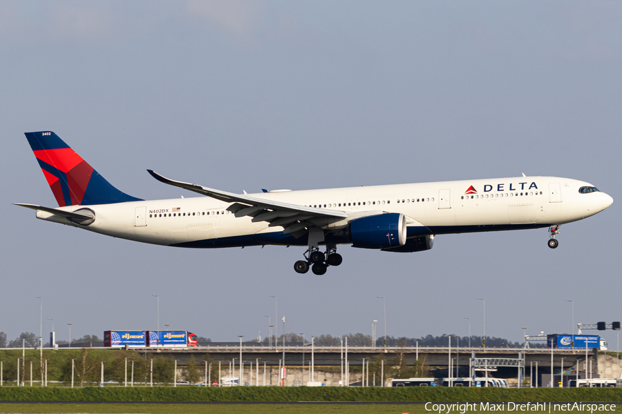 Delta Air Lines Airbus A330-941N (N402DX) | Photo 505112