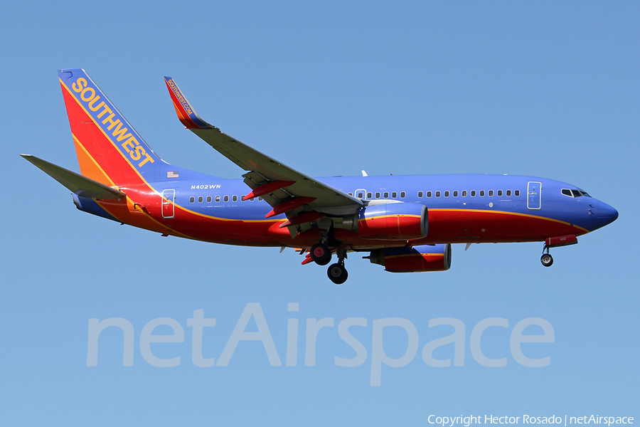 Southwest Airlines Boeing 737-7H4 (N402WN) | Photo 199685