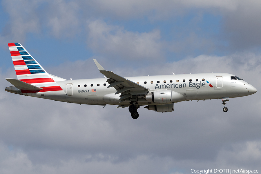 American Eagle (Republic Airlines) Embraer ERJ-175LR (ERJ-170-200LR) (N402YX) | Photo 137339