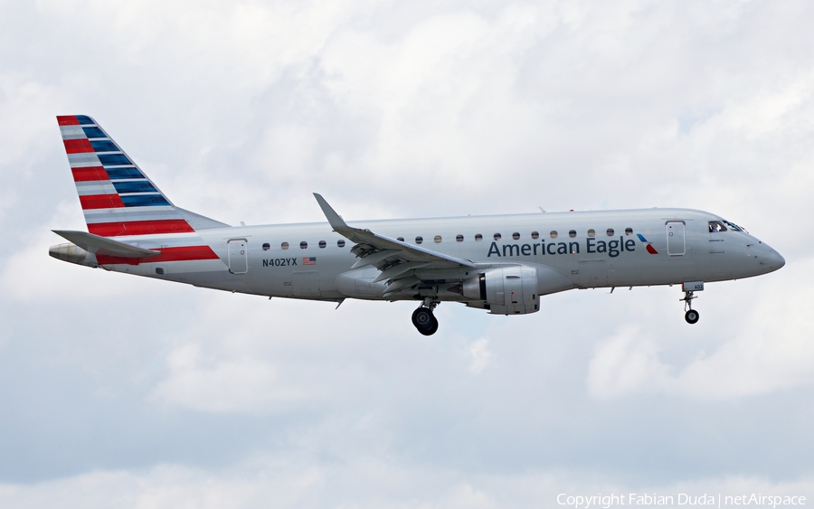 American Eagle (Republic Airlines) Embraer ERJ-175LR (ERJ-170-200LR) (N402YX) | Photo 327257