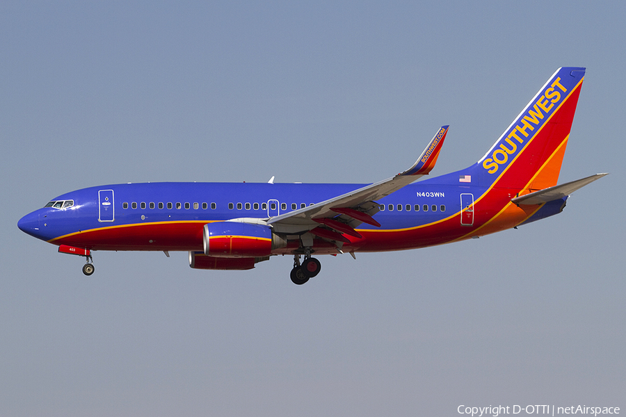 Southwest Airlines Boeing 737-7H4 (N403WN) | Photo 341098