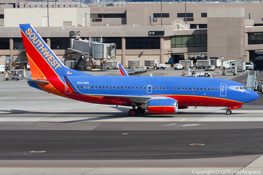 Southwest Airlines Boeing 737-7H4 (N403WN) | Photo 187980