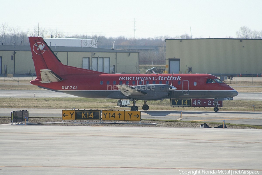 Northwest Airlink (Mesaba Airlines) SAAB 340B+ (N403XJ) | Photo 337160