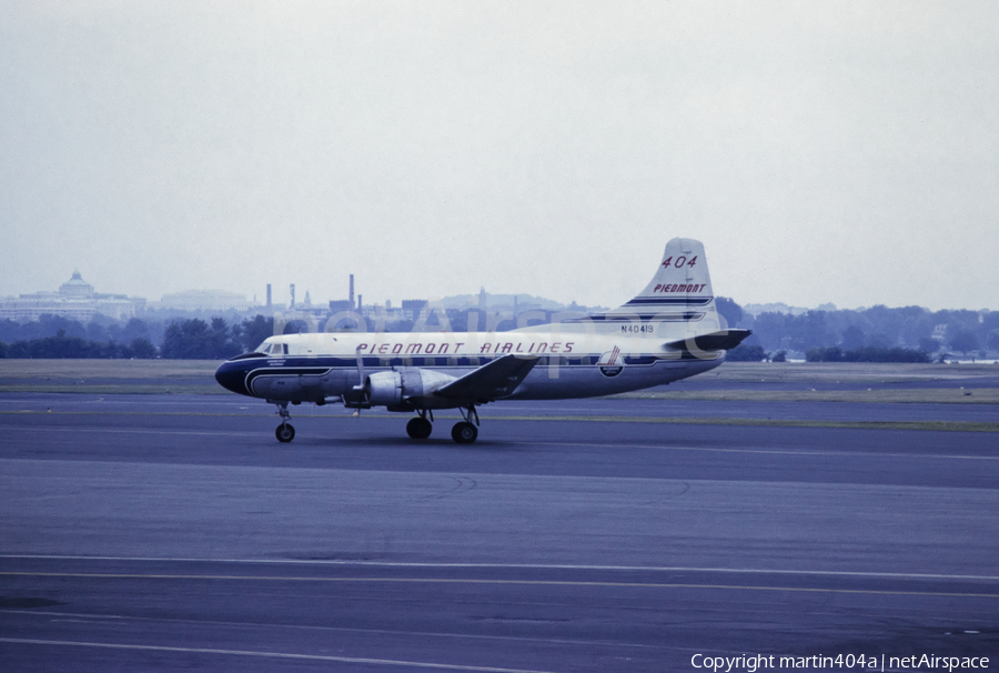 Piedmont Airlines Martin 4-0-4 (N40419) | Photo 349397