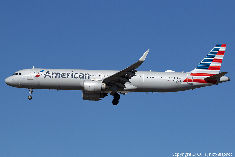 American Airlines Airbus A321-251NX (N404AN) | Photo 539947