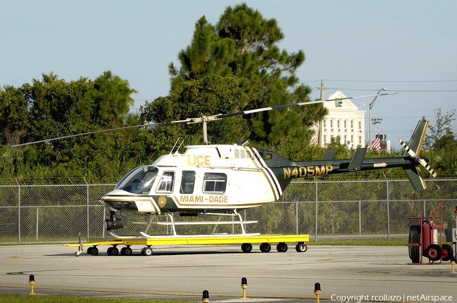 Miami Dade Police Dept. Bell 206L-4 LongRanger IV (N405MP) | Photo 21446