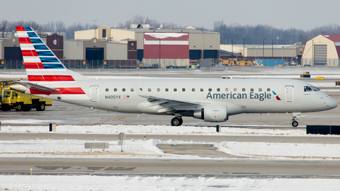 American Eagle (Republic Airlines) Embraer ERJ-175LR (ERJ-170-200LR) (N405YX) at  Detroit - Metropolitan Wayne County, United States