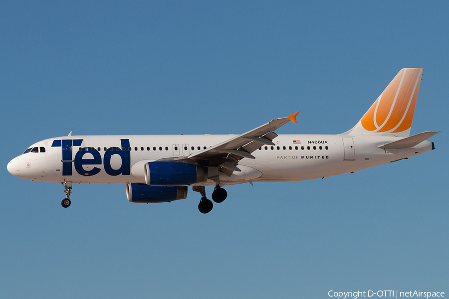 Ted Airbus A320-232 (N406UA) | Photo 181090