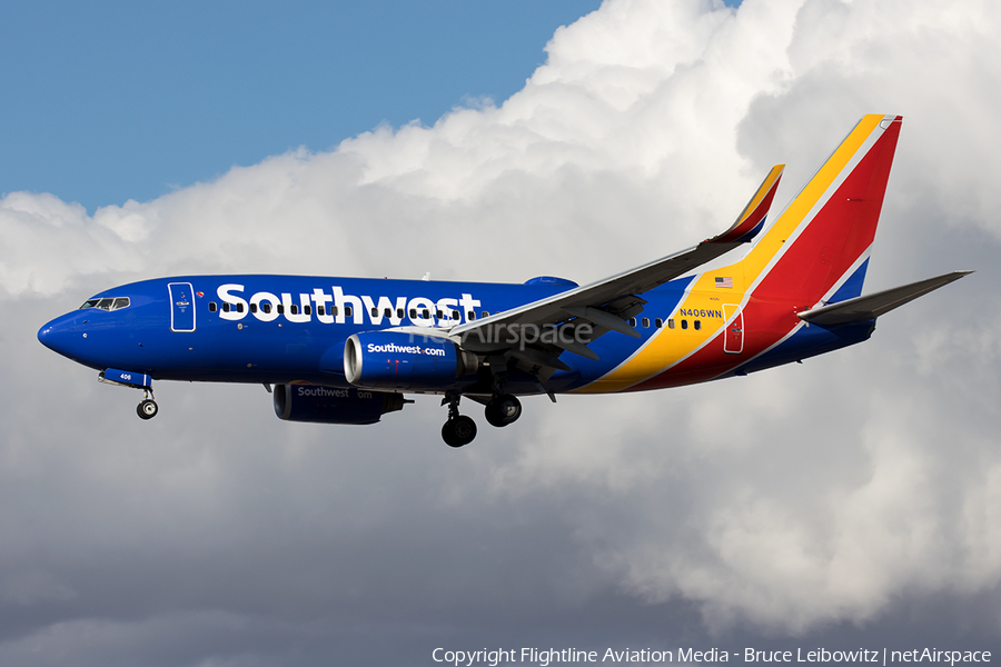 Southwest Airlines Boeing 737-7H4 (N406WN) | Photo 676610
