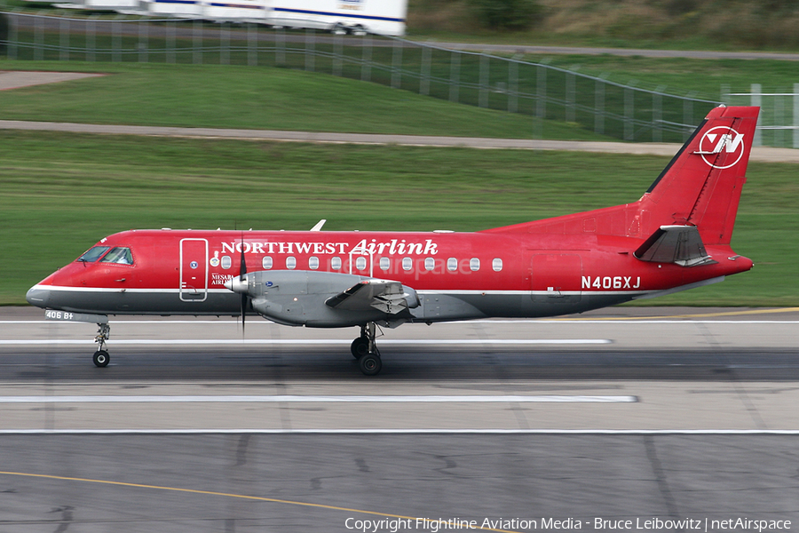 Northwest Airlink (Mesaba Airlines) SAAB 340B+ (N406XJ) | Photo 91744