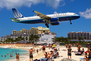 United Airlines Airbus A320-232 (N407UA) at  Philipsburg - Princess Juliana International, Netherland Antilles