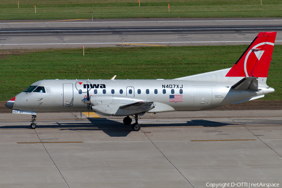 Northwest Airlink (Mesaba Airlines) SAAB 340B+ (N407XJ) | Photo 191205