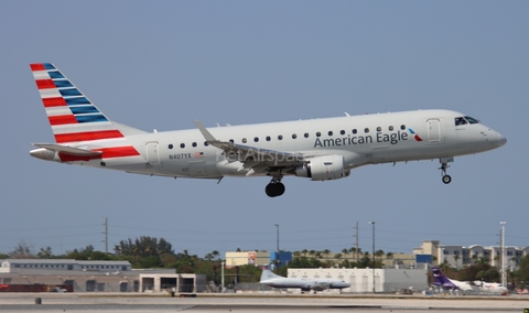 American Eagle (Republic Airlines) Embraer ERJ-175LR (ERJ-170-200LR) (N407YX) at  Miami - International, United States