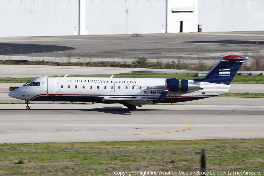 US Airways Express (Air Wisconsin) Bombardier CRJ-200LR (N408AW) | Photo 150369