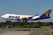 Atlas Air Boeing 747-47UF (N408MC) at  Liege - Bierset, Belgium