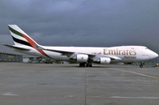 Emirates SkyCargo Boeing 747-47UF (N408MC) at  Frankfurt am Main, Germany