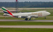 Emirates SkyCargo Boeing 747-47UF (N408MC) at  Houston - George Bush Intercontinental, United States