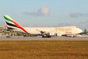 Emirates SkyCargo Boeing 747-47UF (N408MC) at  Miami - International, United States