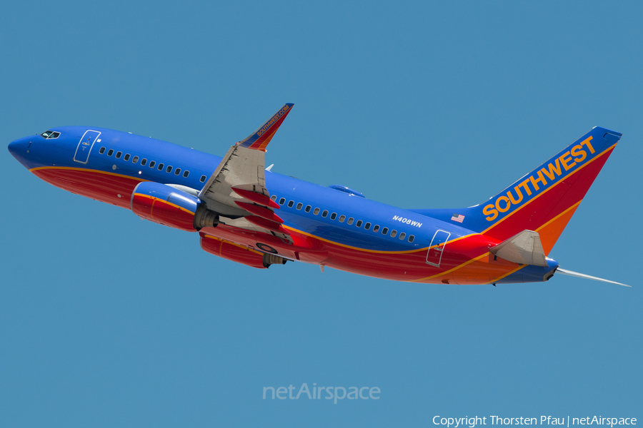 Southwest Airlines Boeing 737-7H4 (N408WN) | Photo 63766